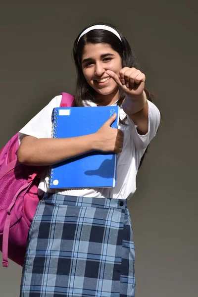 Estudiante Femenina Felicidad — Foto de Stock