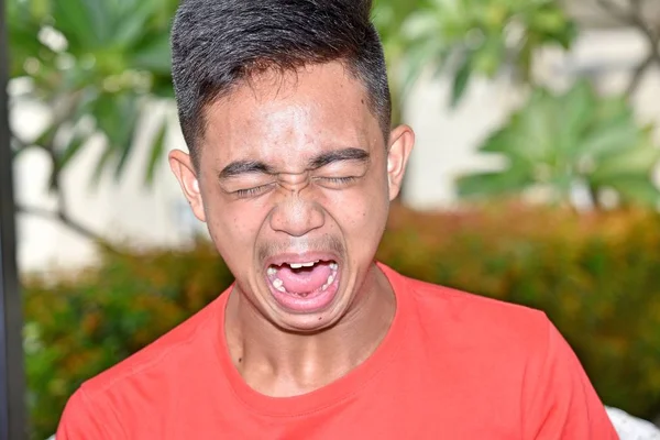 Bir erkek ve anksiyete