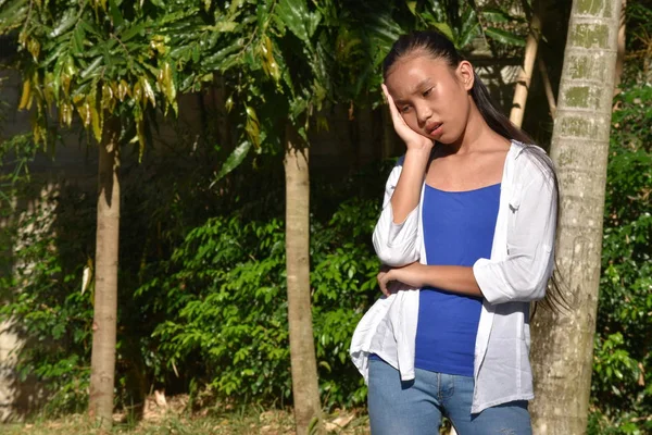 Jovem Minoria Adolescente Menina Falha — Fotografia de Stock