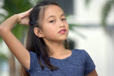 Genç Asyalı kız Genç merak