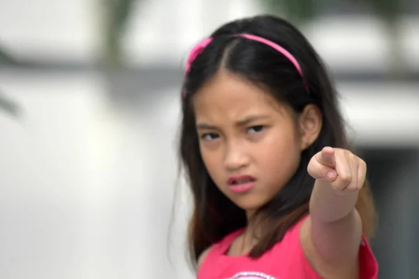 Filipina Female Anger — Stock Photo, Image