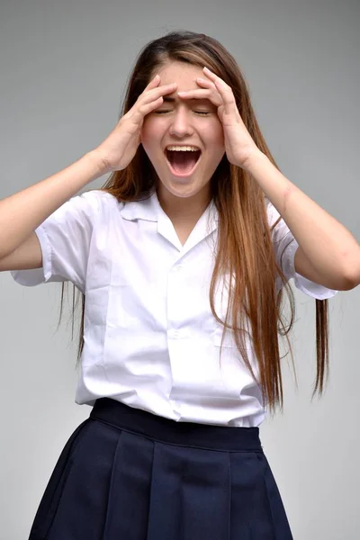 Une Fille Stressée — Photo