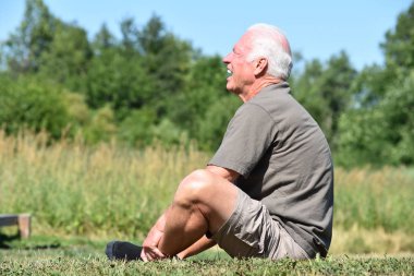 Üst düzey erkek gazisi germe