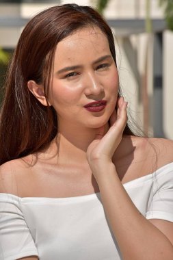 Çekici azınlık kadın portre