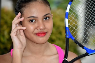 Stres altında tenis oyuncusu