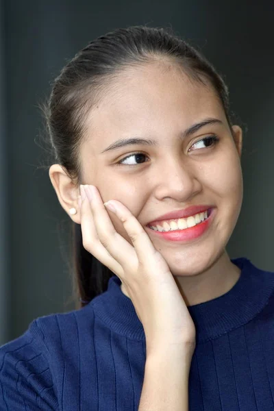 Youthful Diverse Teenage Female Portrait — Stock Photo, Image