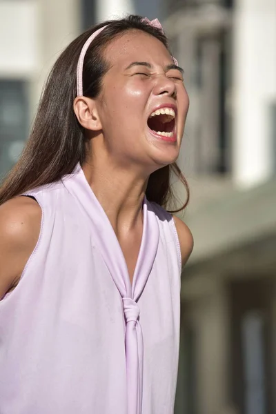 Naštvaný Osoba Filipina — Stock fotografie