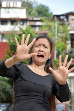 Büyük çeşitli Gramma korkuyor