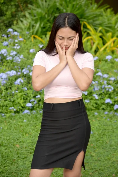 Una Donna Stressata Diverse — Foto Stock