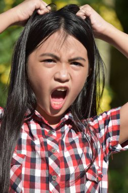 Stresli kız gençlik