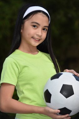 Çocuk atlet ve mutluluk