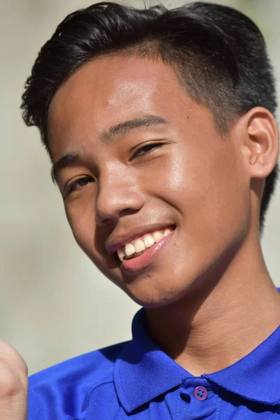 Smiling Diverse Teen Boy — Stok Foto