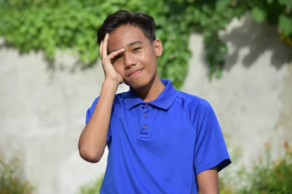 Remaja Pria Yang Khawatir — Stok Foto