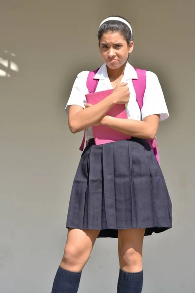 Unhappy School Girl — Stock Photo, Image