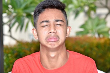 Stres altında genç farklı erkek