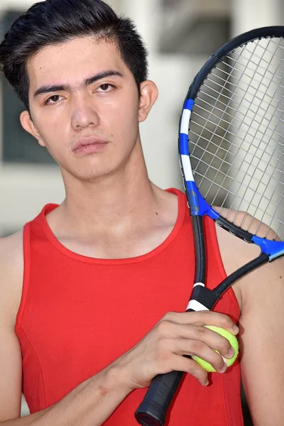 Jugador Tenis Sin Emociones — Foto de Stock