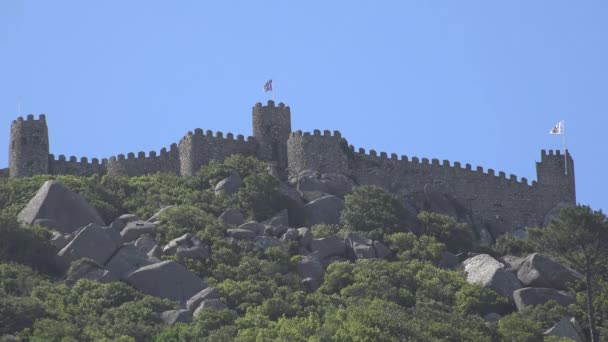 Španělský hrad nebo opevnění — Stock video
