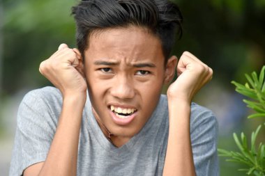 Stresli Çeşitli Erkek Genç