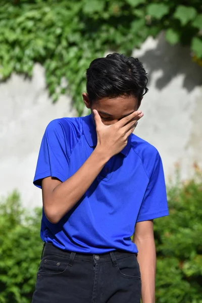 Adolescente chico y el fracaso — Foto de Stock