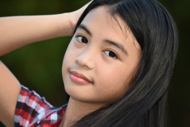 Güzel Sevimli Filipinli Kadın