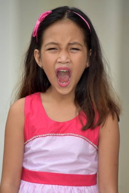 Stresli Güzel Çeşitli Çocuk