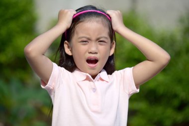 Stresli Genç Asyalı Kişi