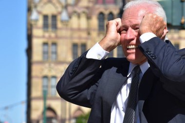 Stresli Yetişkin Kıdemli Girişimci