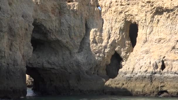 Rock Grotto s jeskyněmi — Stock video