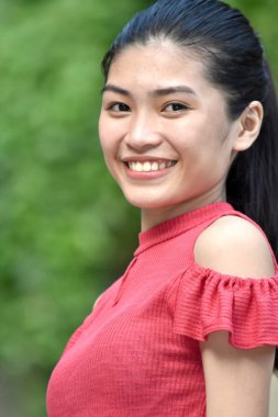 Young Minority Girl Smiling