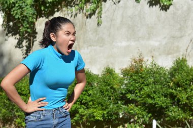 Üzgün Çekici Çeşitli Kadın