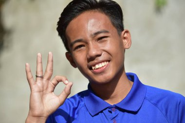 Tamam İyi Görünümlü Asyalı Kişi