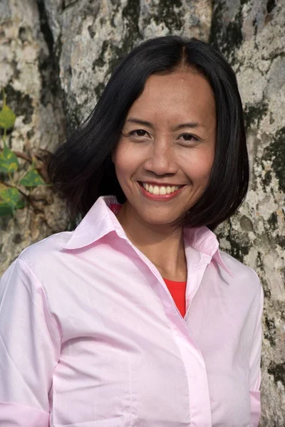 Smiling Beautiful Minority Female — Stock Photo, Image