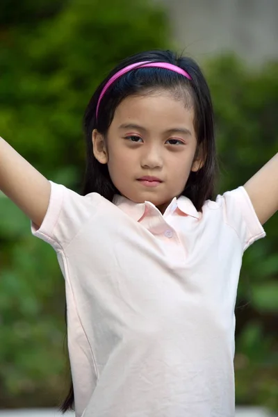 Мила філіппінкі дівчина і свобода — стокове фото