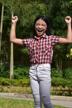 Pretty azınlık kadın ve mutluluk