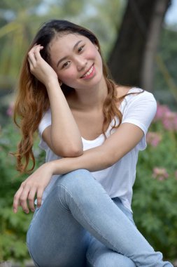 güzel bir kadın portresi