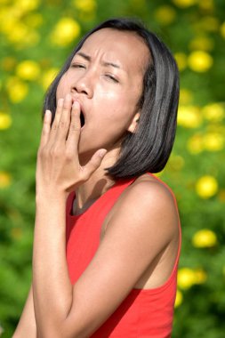 A Sleepy çeşitli kadın