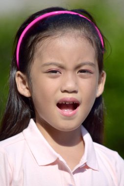 Stresli bir Asya kişi