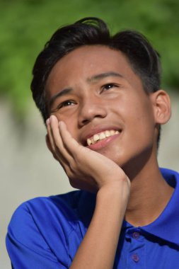 Worrisome yakışıklı çeşitli çocuk gençlik