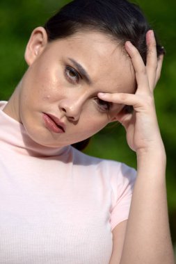 Bir kadın ve üzüntü