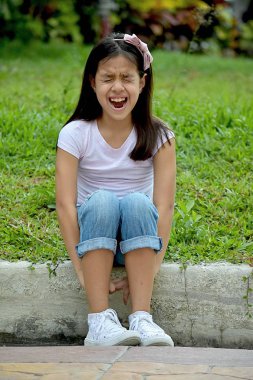 Stres altında bir kız