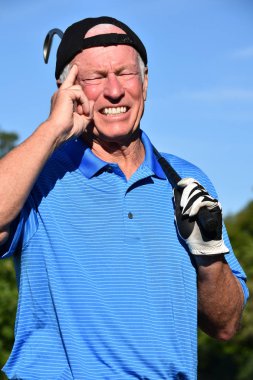 Erkek Golfçü Golf Kulübü Golf ile Bir Karar Verme