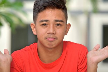 Kararsız Yakışıklı Çeşitli Erkek Genç