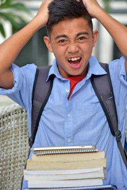 Stresli çocuk öğrenci