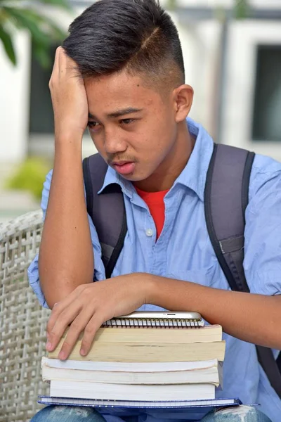 Jugendlicher Student und Depressionen — Stockfoto