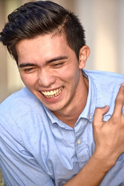 Young Minority Male Laughing — 스톡 사진