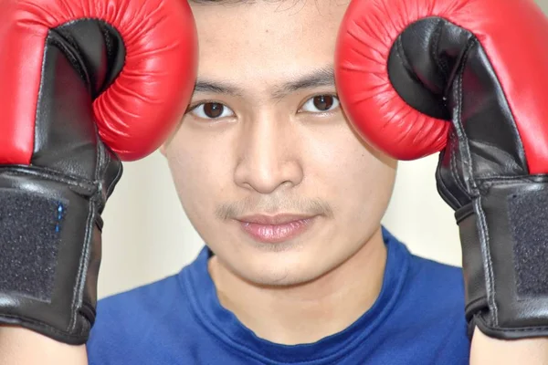 Serious Male Athlete Boxer — Stock Photo, Image