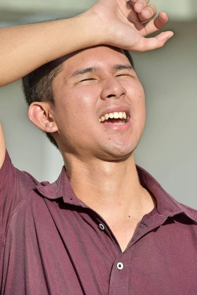 Young Minority Male Laughing — 스톡 사진