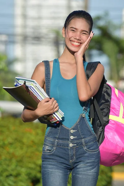 Rozmanité studentky a štěstí — Stock fotografie