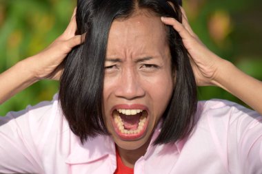 Stres altında çekici erkek