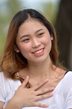 Takdir güzel Asya kadın